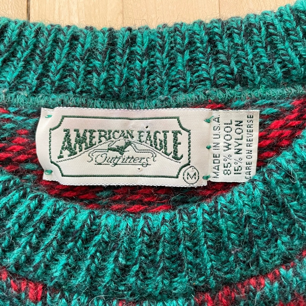 Vintage American Eagle Wool Sweater - Picture 4 of 7